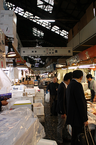 築地市場 Tsukiji fish market