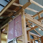 new eaves of a Japanese house