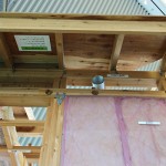 eaves of a new house in Japan