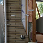 new external wall of a Japanese house