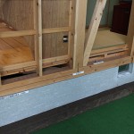 old exterior sill of a Japanese house