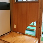 old wall of a Japanese house