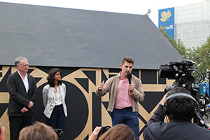 Brian Chesky at a palace called home