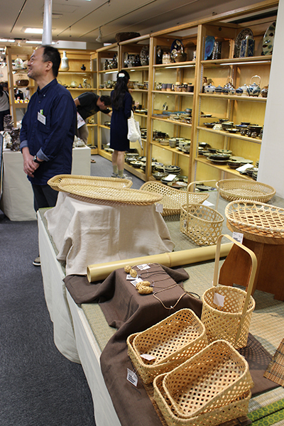 craftsmen's market at a department store in Ginza 銀座・手仕事直売所
