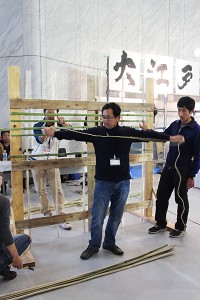 length of the rope to tie bamboo lattice